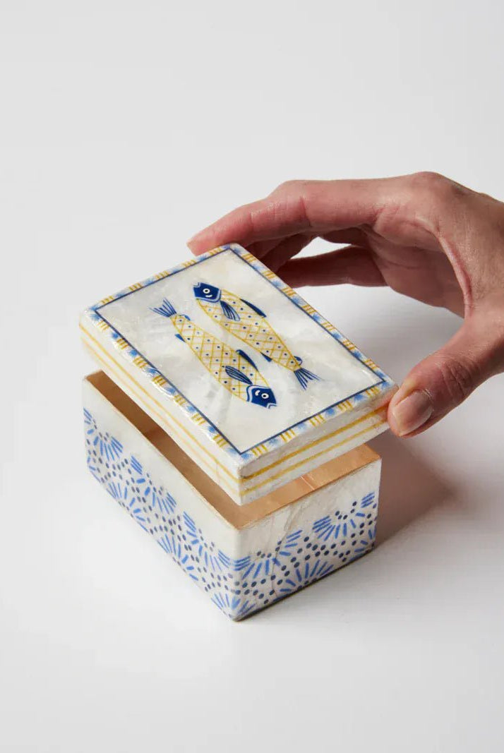 Buy Jones and Co - ATLANTIC FISH PAIR BOX by Jones & Co - at Hamish + Grace