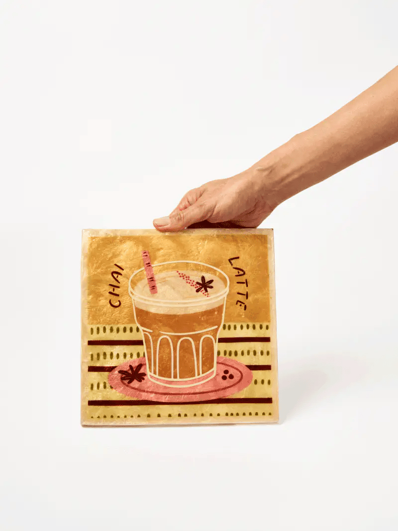 Buy Jones and Co - BARISTA WALL ART CHAI LATTE by Jones & Co - at Hamish + Grace