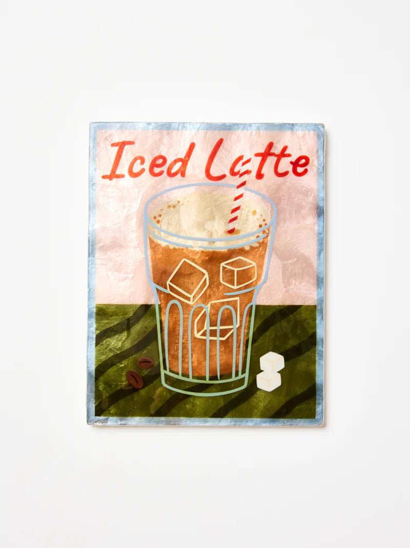 Buy Jones and Co - BARISTA WALL ART ICED LATTE by Jones & Co - at Hamish + Grace