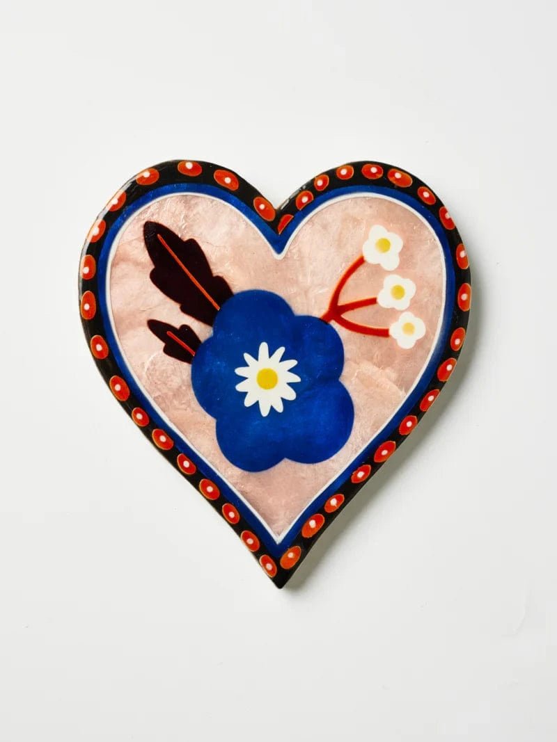 Buy Jones and Co - Bloom Nouveau Blue Hear by Jones & Co - at Hamish + Grace