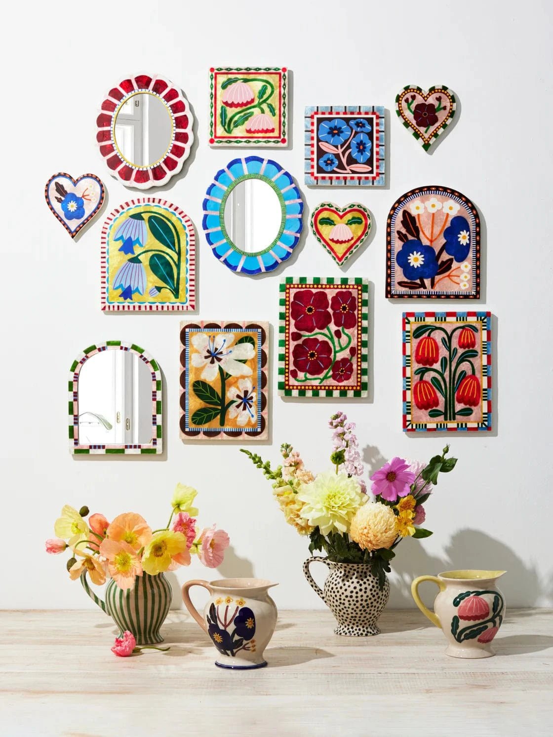 Buy Jones and Co - Bloom Nouveau White Rectangle by Jones & Co - at Hamish + Grace