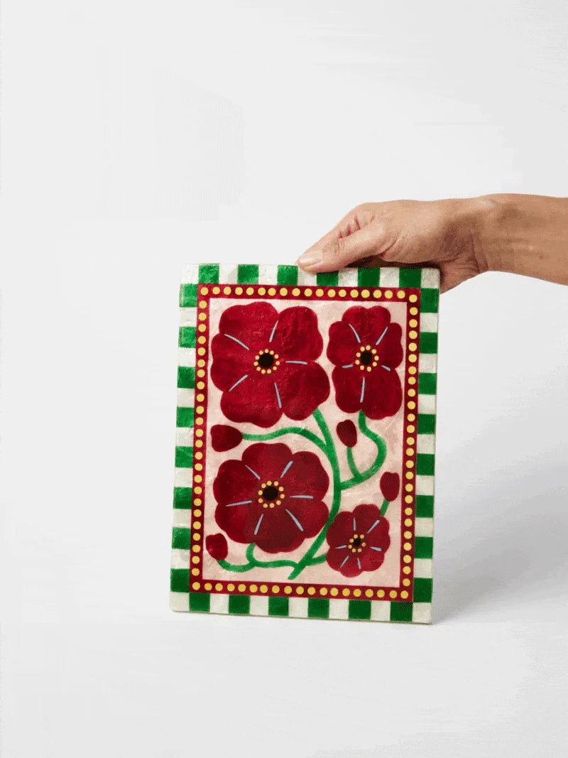 Buy Jones and Co - Bloom Nouveau Wine Rectangle by Jones & Co - at Hamish + Grace