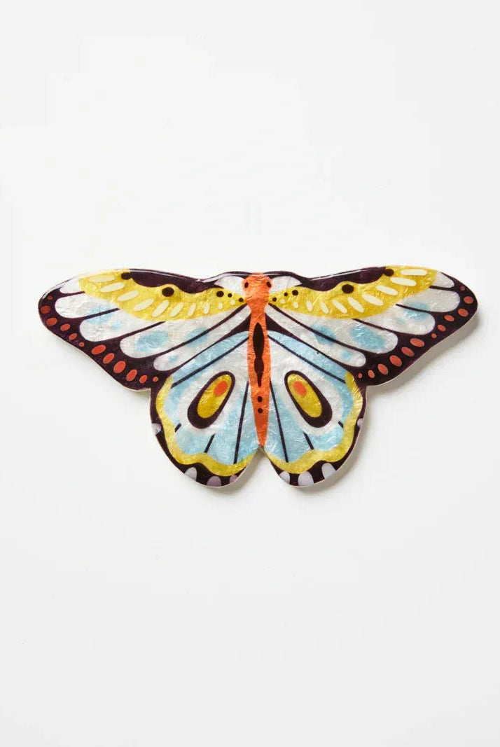 Buy Jones and Co - CANOPY BUTTERFLY YELLOW WALL ART by Jones & Co - at Hamish + Grace