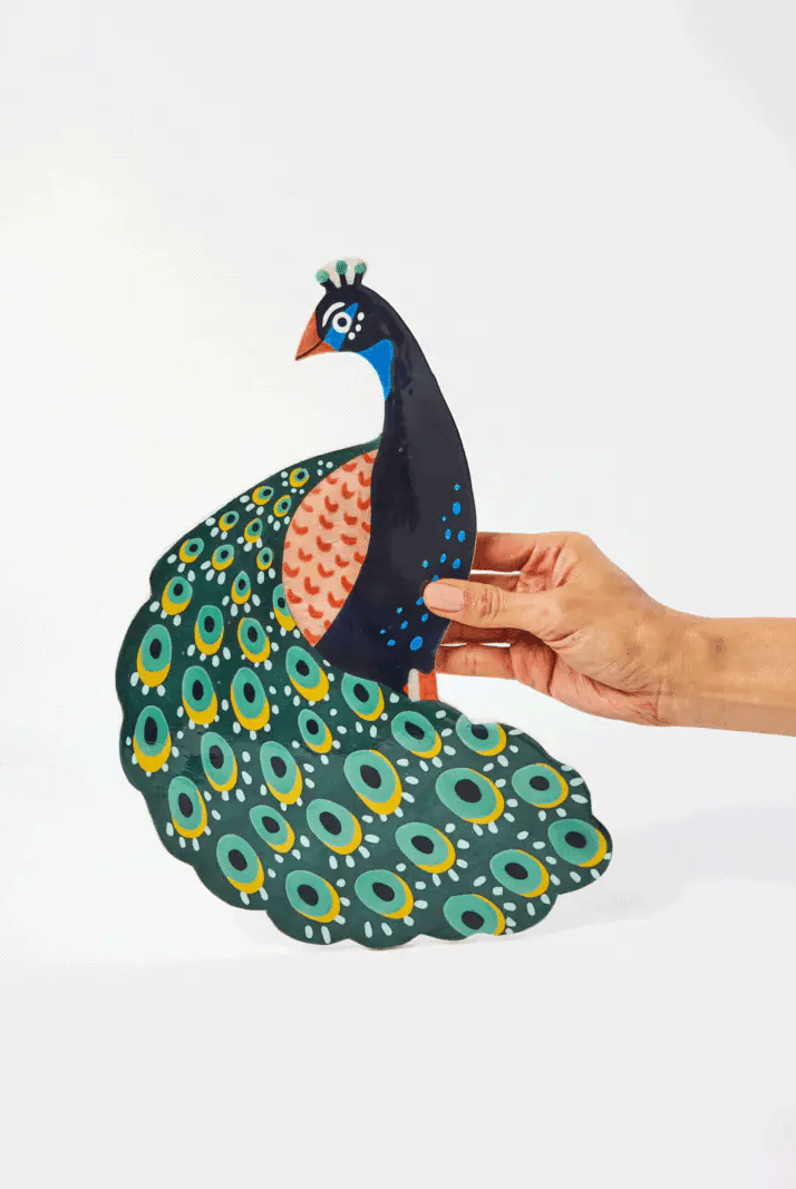 Buy Jones and Co - CANOPY PEACOCK WALL ART by Jones & Co - at Hamish + Grace