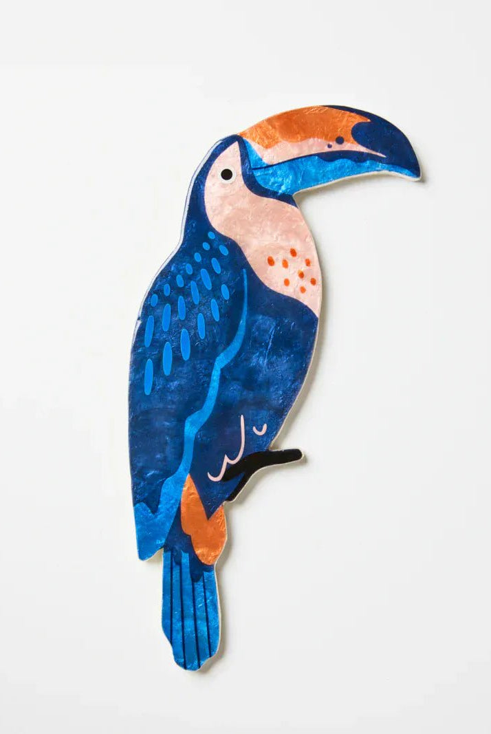 Buy Jones and Co - CANOPY TOUCAN NAVY WALL ART by Jones & Co - at Hamish + Grace
