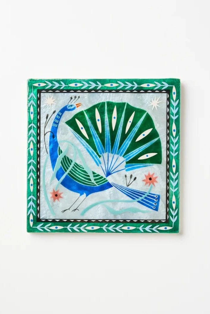 Buy Jones and Co - FABLE PEACOCK BLUE SQUARE by Jones & Co - at Hamish + Grace