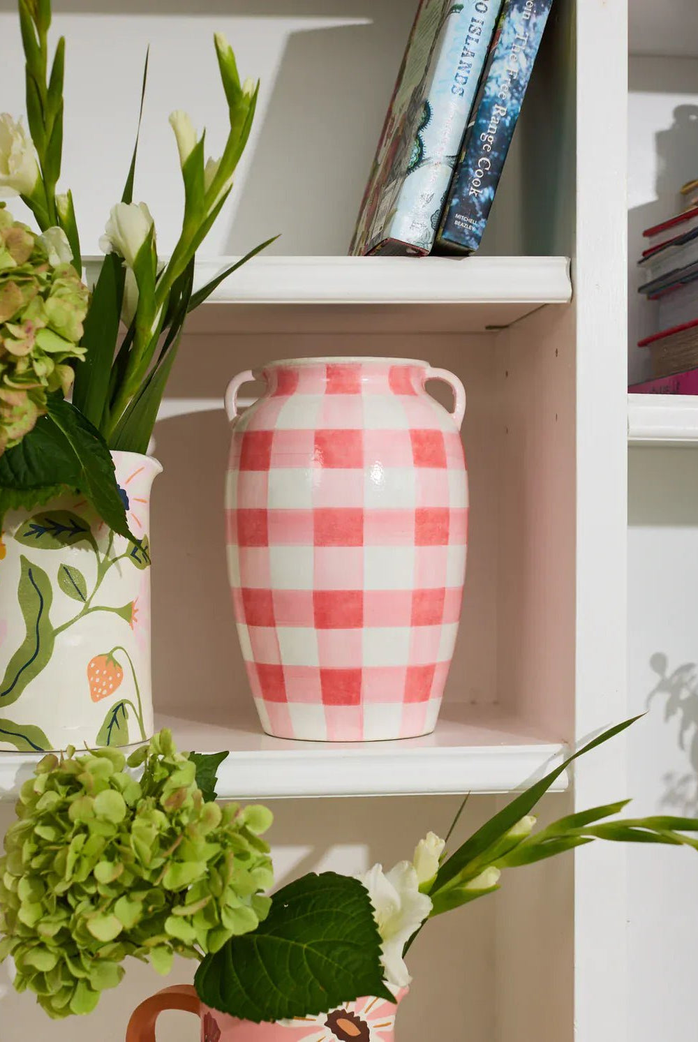 Buy Jones and Co - FRESCO CHECK VASE by Jones & Co - at Hamish + Grace