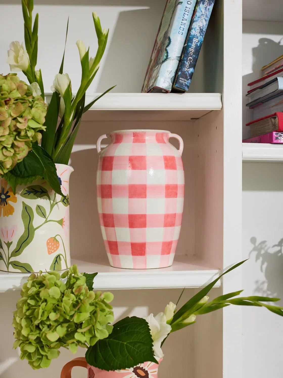 Buy Jones and Co - FRESCO CHECK VASE by Jones & Co - at Hamish + Grace
