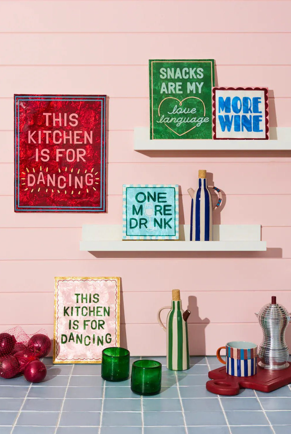 Buy Jones and Co - FUN HOUSE KITCHEN LARGE TILE by Jones & Co - at Hamish + Grace