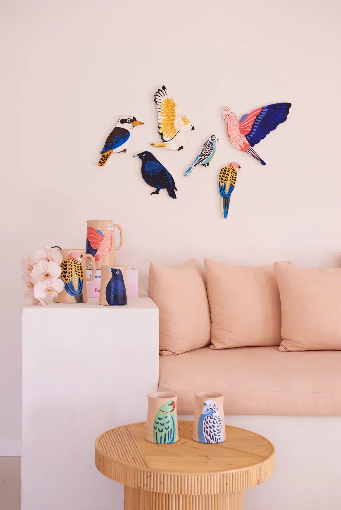 Buy Jones and Co - Galah Cockatoo Wall Art by Jones & Co - at Hamish + Grace