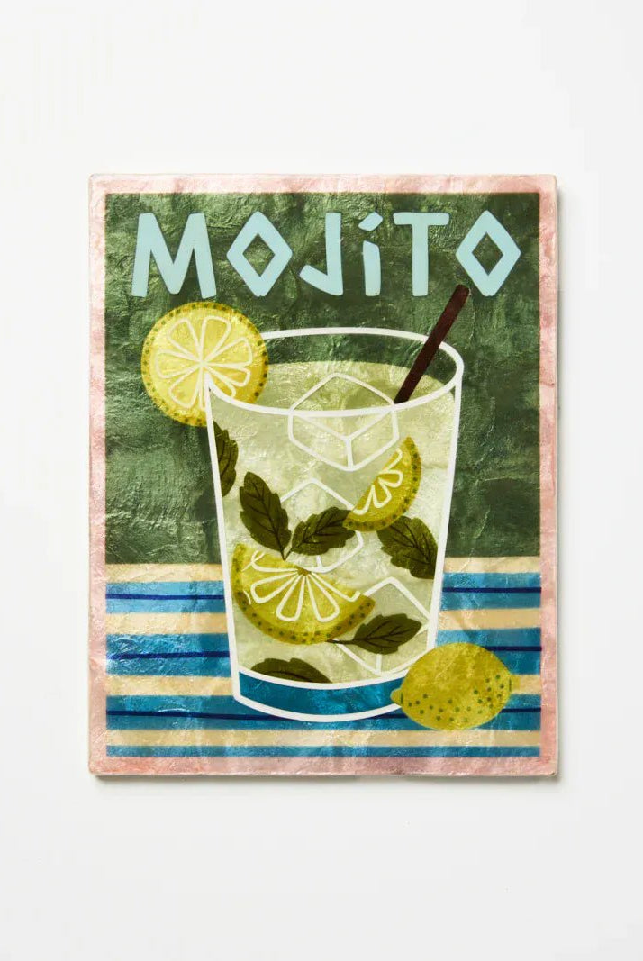 Buy Jones and Co - HAPPY HOUR MOJITO TILE by Jones & Co - at Hamish + Grace
