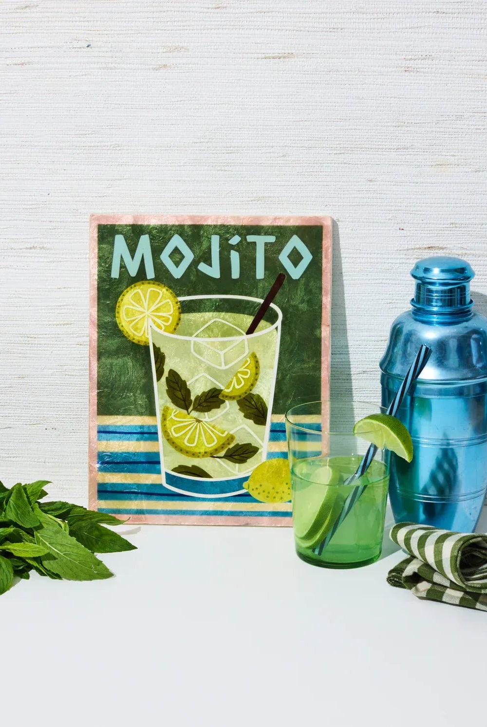 Buy Jones and Co - HAPPY HOUR MOJITO TILE by Jones & Co - at Hamish + Grace