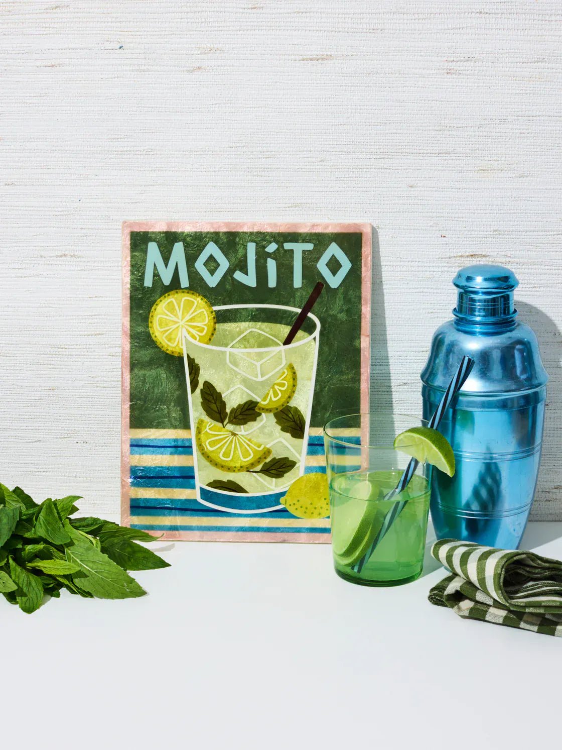 Buy Jones and Co - HAPPY HOUR MOJITO TILE by Jones & Co - at Hamish + Grace