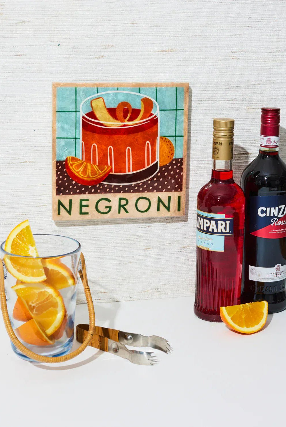 Buy Jones and Co - HAPPY HOUR NEGRONI TILE by Jones & Co - at Hamish + Grace