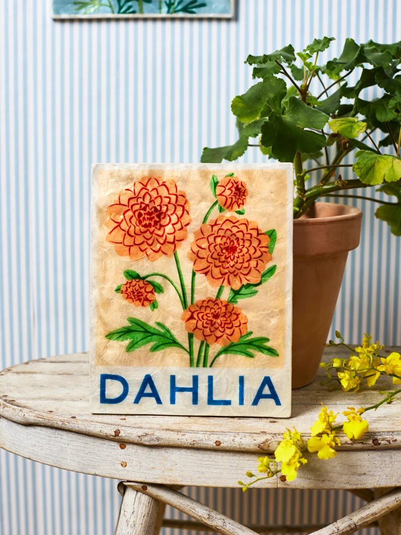 Buy Jones and Co - Market Wall Art Dahlia by Jones & Co - at Hamish + Grace