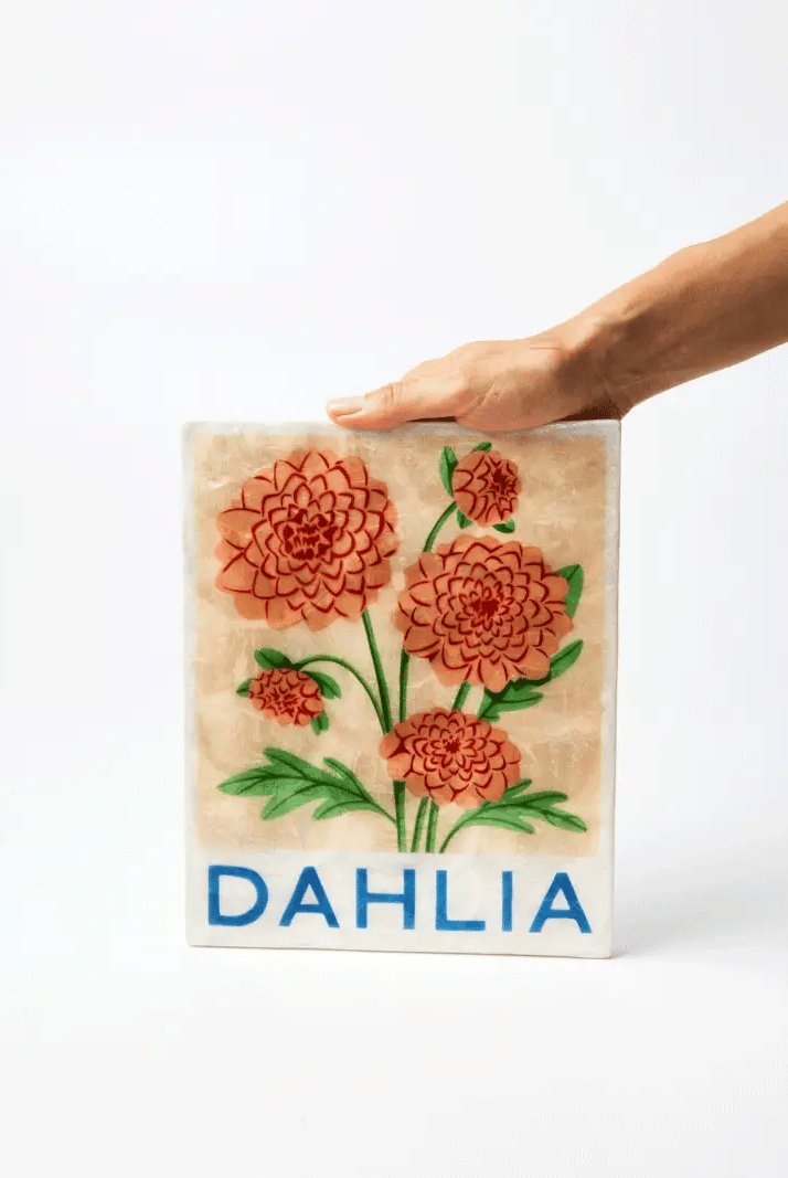 Buy Jones and Co - Market Wall Art Dahlia by Jones & Co - at Hamish + Grace