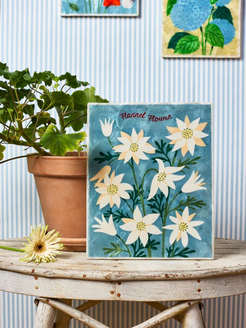 Buy Jones and Co - Market Wall Art Flannel by Jones & Co - at Hamish + Grace