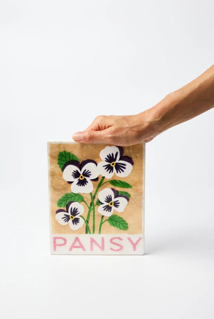 Buy Jones and Co - Market Wall Art Pansy by Jones & Co - at Hamish + Grace
