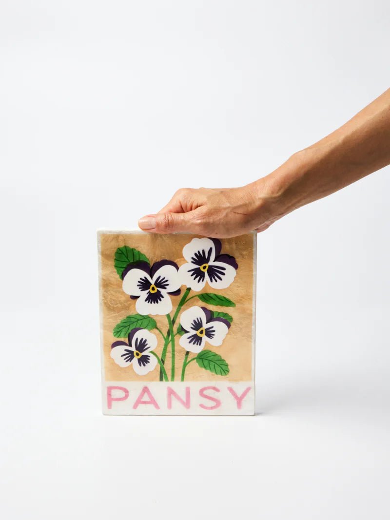 Buy Jones and Co - Market Wall Art Pansy by Jones & Co - at Hamish + Grace