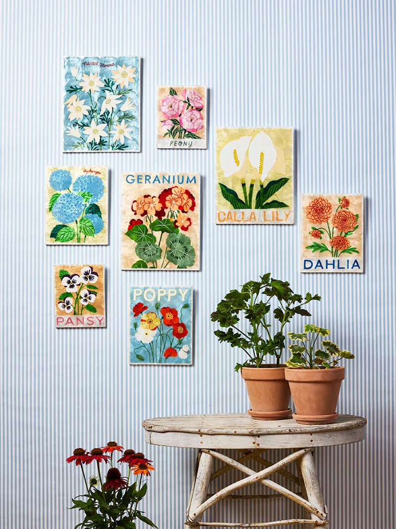 Buy Jones and Co - Market Wall Art Pansy by Jones & Co - at Hamish + Grace
