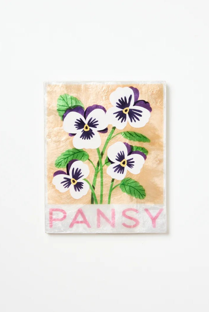 Buy Jones and Co - Market Wall Art Pansy by Jones & Co - at Hamish + Grace