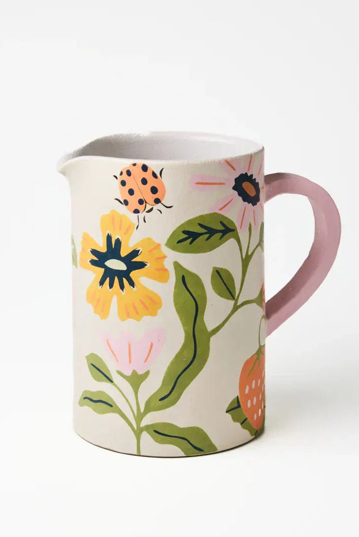 Buy Jones and Co - MEADOW JUG WHITE by Jones & Co - at Hamish + Grace