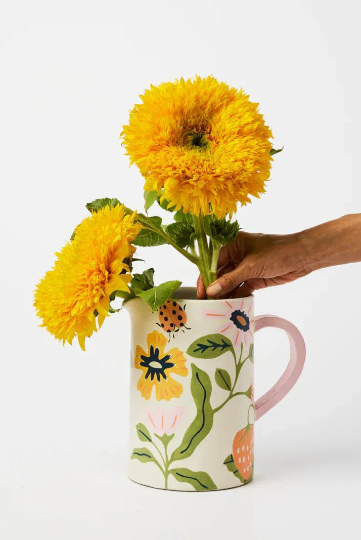 Buy Jones and Co - MEADOW JUG WHITE by Jones & Co - at Hamish + Grace