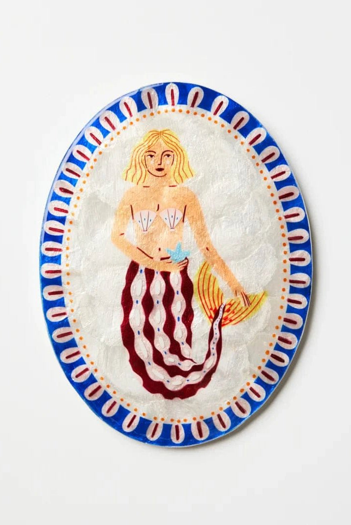 Buy Jones and Co - MERMAID CORAL COWRIE TILE by Jones & Co - at Hamish + Grace
