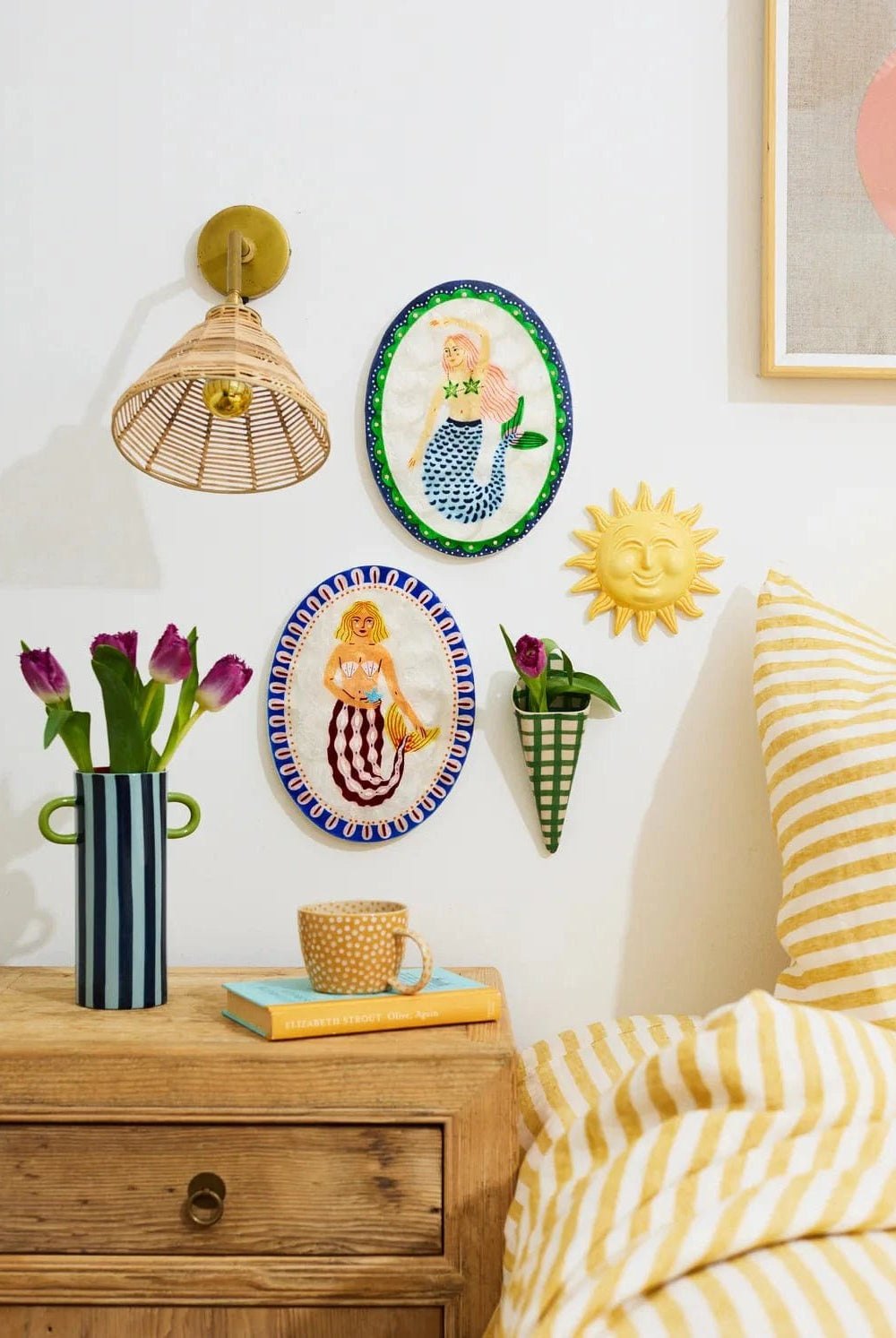 Buy Jones and Co - MERMAID CORAL COWRIE TILE by Jones & Co - at Hamish + Grace