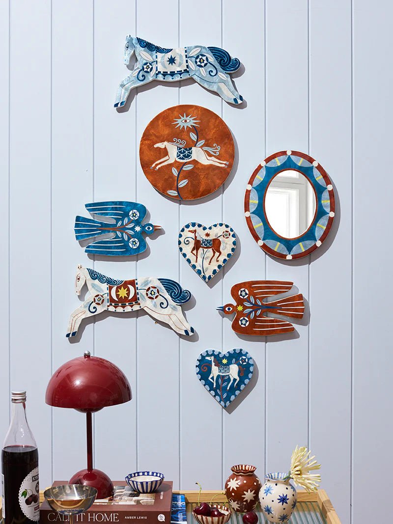 Buy Jones and Co - Paloma Wall Art White Horse by Jones & Co - at Hamish + Grace