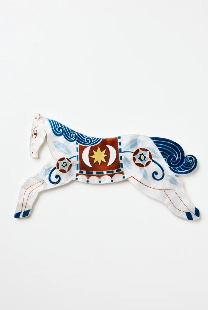 Buy Jones and Co - Paloma Wall Art White Horse by Jones & Co - at Hamish + Grace