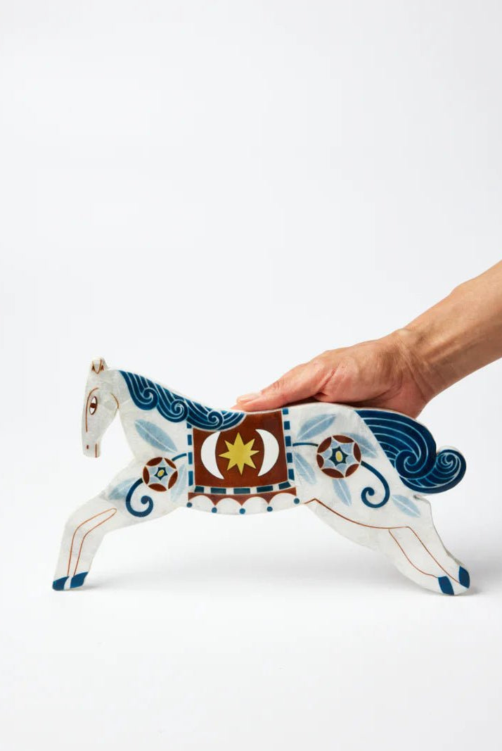 Buy Jones and Co - Paloma Wall Art White Horse by Jones & Co - at Hamish + Grace