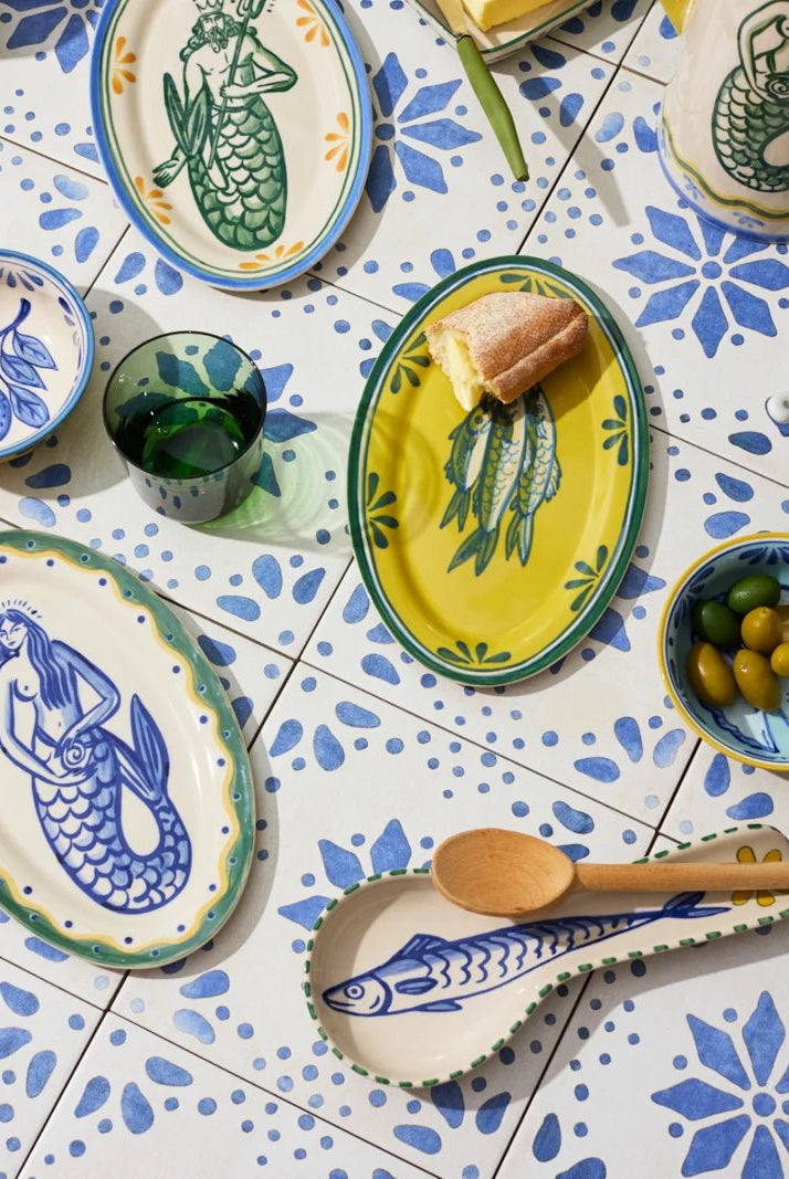 Buy Jones and Co - Piccolo Vita Plate Mermaid by Jones & Co - at Hamish + Grace