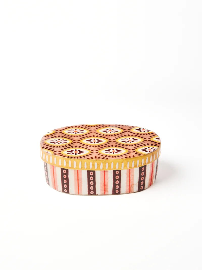 Buy Jones and Co - Samira Large Box Pink Eyes by Jones & Co - at Hamish + Grace