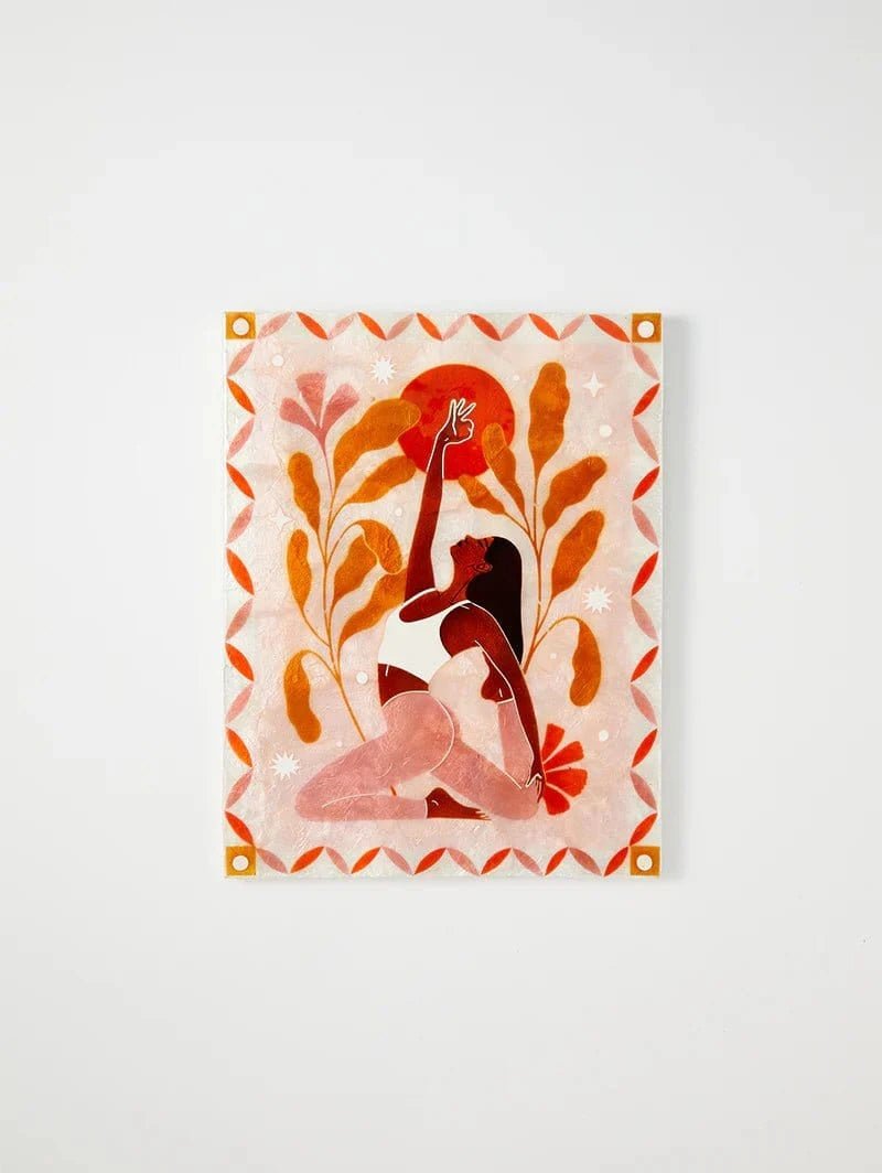 Buy Jones and Co - Sun Mudra Pink Wall Art by Jones & Co - at Hamish + Grace