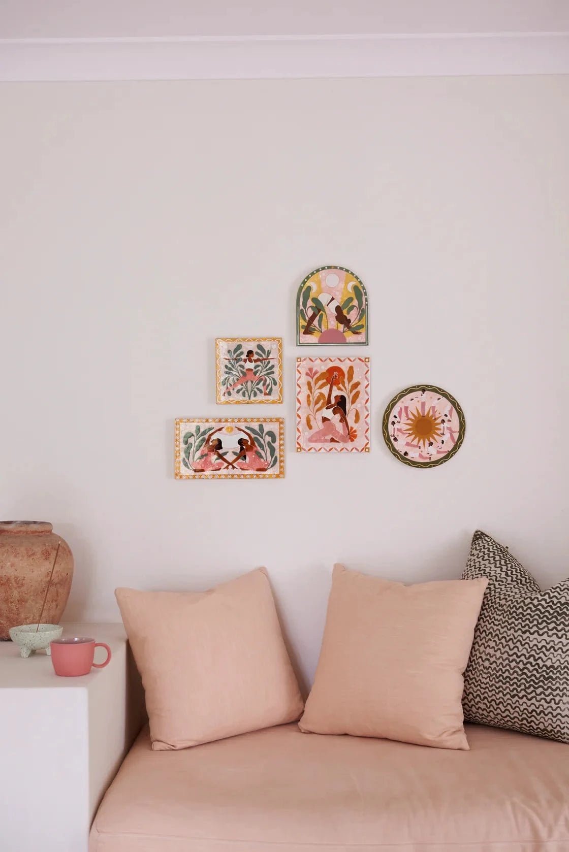 Jones & Co Homewares Jones and Co -Sun Salutation Wall Art