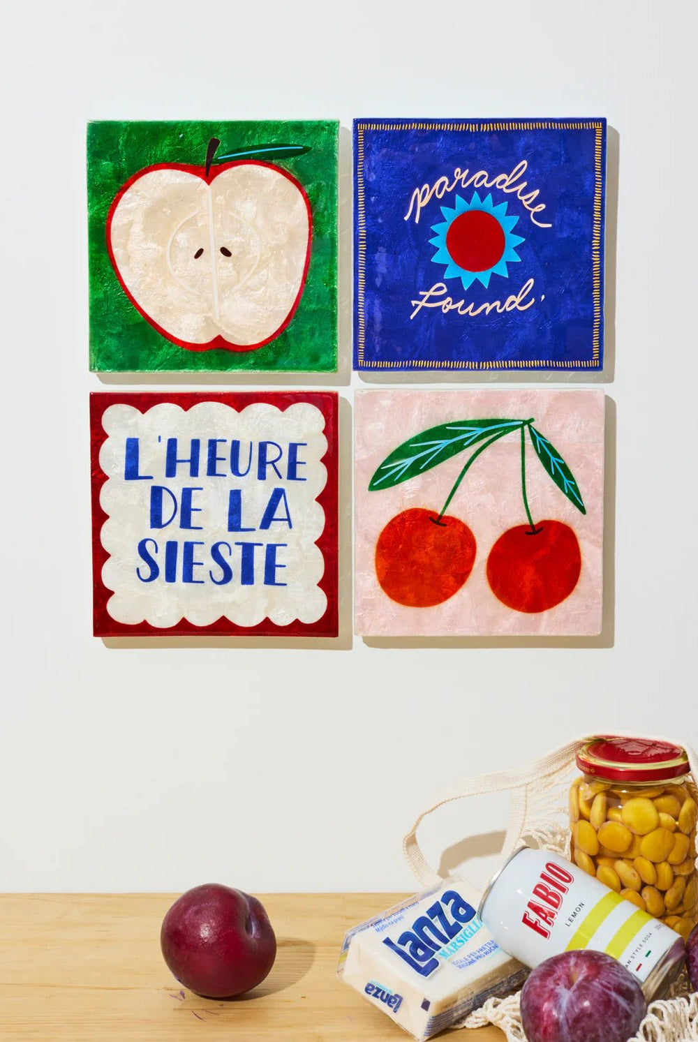 Buy Jones and Co - SUPERETTE APPLE TILE by Jones & Co - at Hamish + Grace