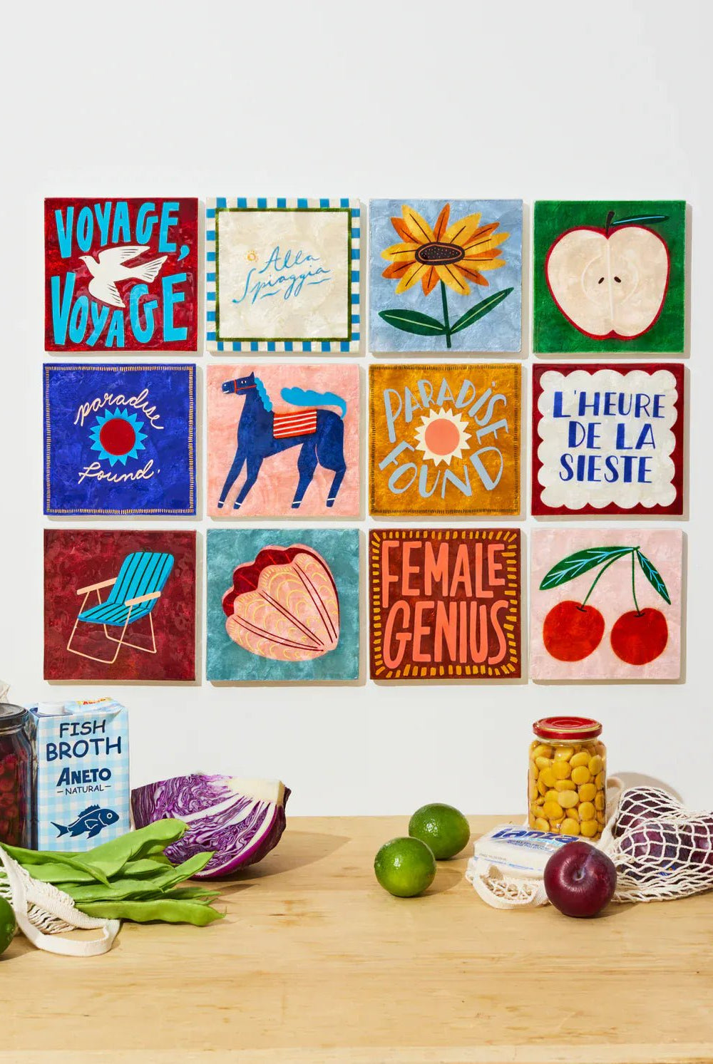 Buy Jones and Co - SUPERETTE PARADISE GOLD TILE by Jones & Co - at Hamish + Grace