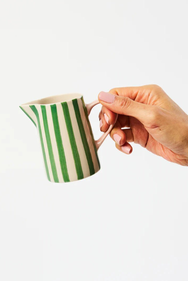 Buy Jones & Co - Bloomie Green Milk Jug by Jones & Co - at Hamish + Grace