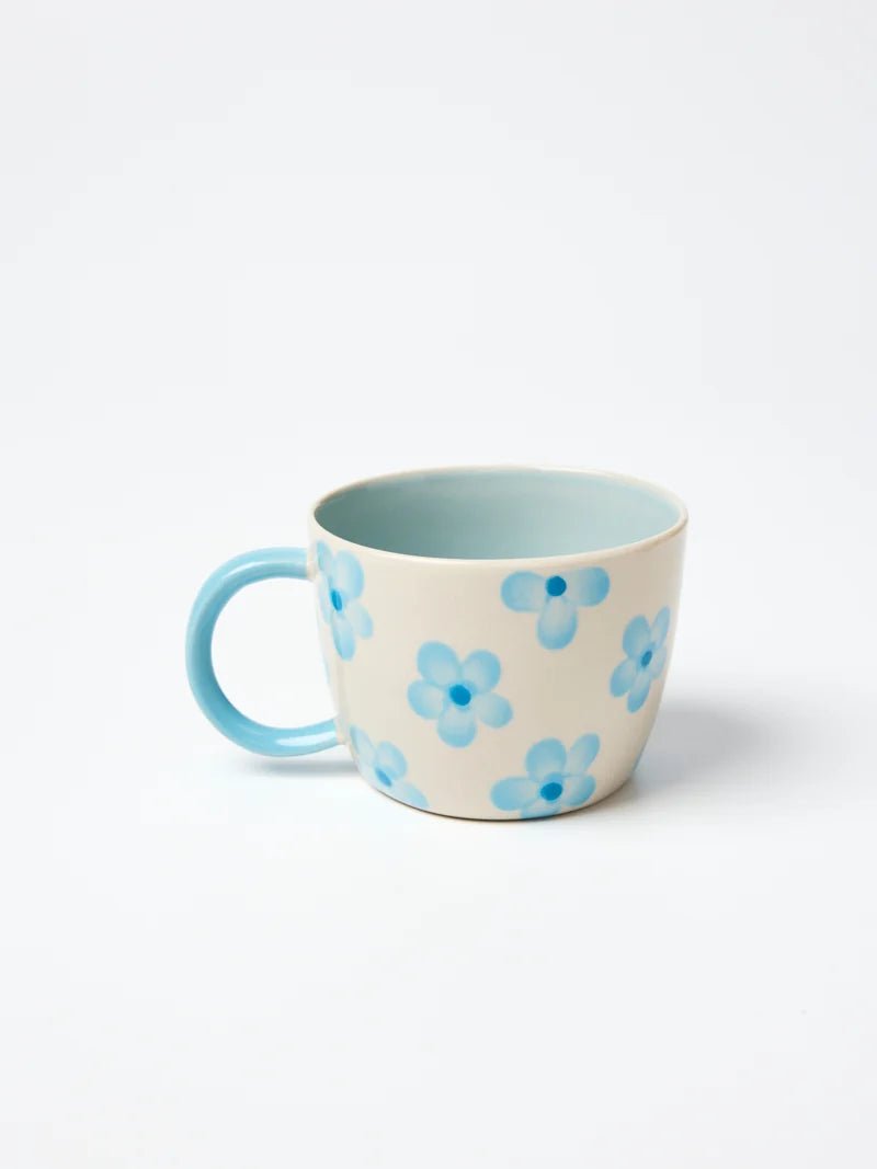 Buy Jones & Co Chino Mug Daisy Blue | Handmade Ceramic Mug Australia by Jones & Co - at Hamish + Grace