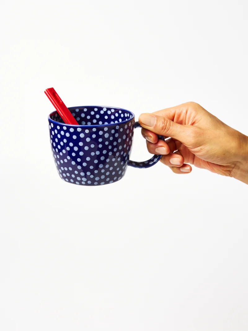Buy Jones & Co Chino Mug Navy Sprinkle | Handmade Ceramic Mug Australia by Jones & Co - at Hamish + Grace
