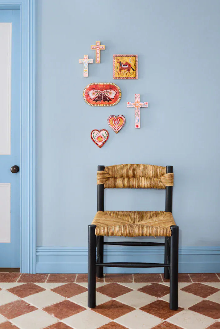 Jones & Co Homeware Jones and Co - FABLE PINK SMALL CROSS