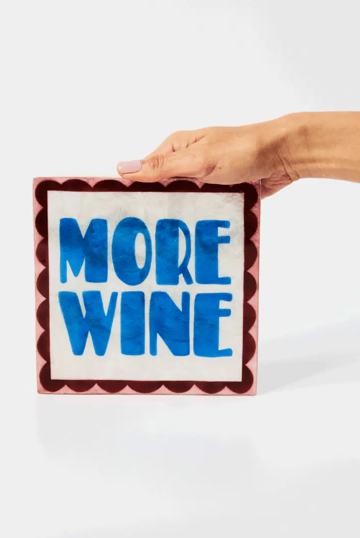Jones & Co Homeware Jones and Co - FUN HOUSE WINE TILE