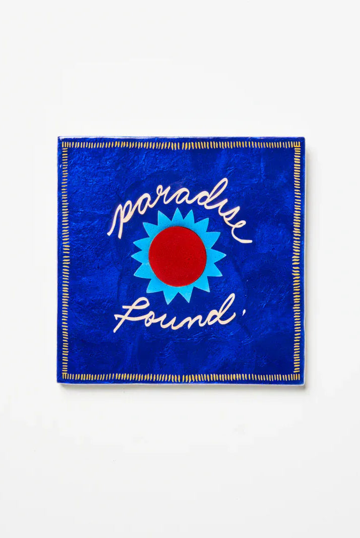 Jones & Co Homeware Jones and Co - SUPERETTE PARADISE BLUE TILE