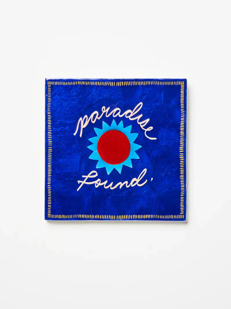 Jones & Co Homeware Jones and Co - SUPERETTE PARADISE BLUE TILE