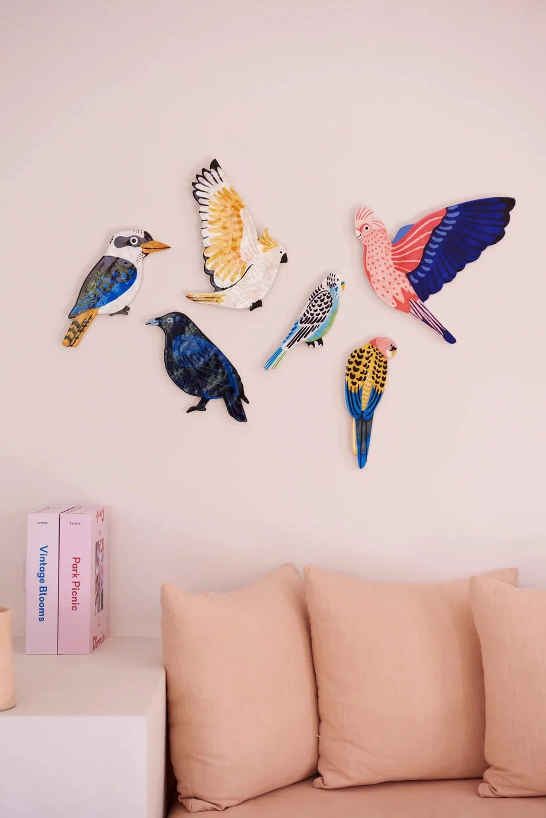 Jones & Co Homewares Jones and Co - Aerial Yellow Rosella Wall Art