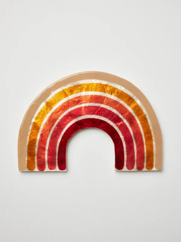 Jones & Co Homewares PREORDER - Jones and Co - GOLDEN RAINBOW RED