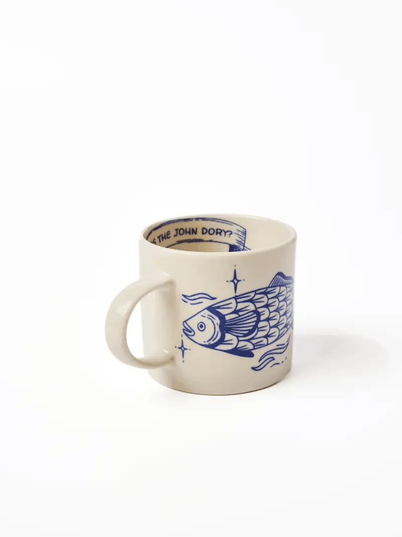 Buy Jones & Co Inked Mug John Dory | Artistic Coastal Ceramic Mug by Jones & Co - at Hamish + Grace
