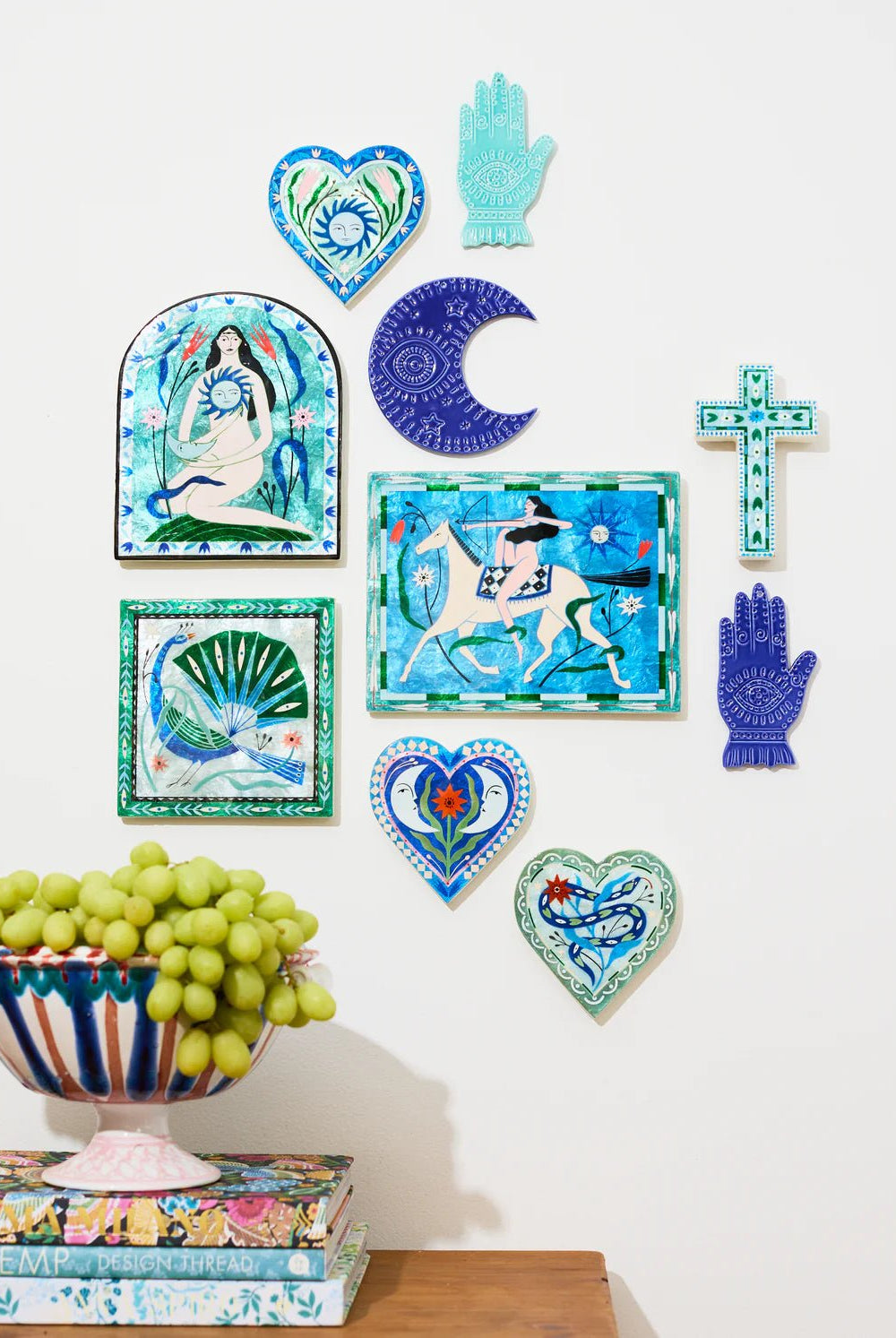Buy Jones & Co - Talisman Aqua Hand by Jones & Co - at Hamish + Grace