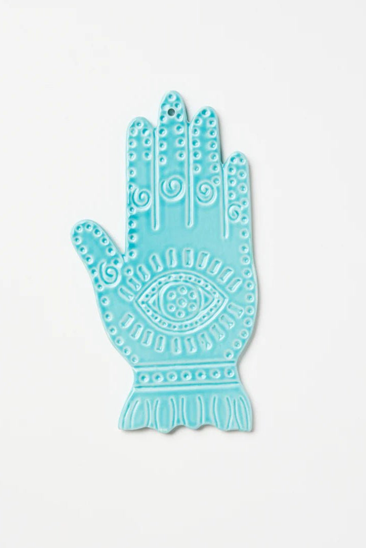 Buy Jones & Co - Talisman Aqua Hand by Jones & Co - at Hamish + Grace